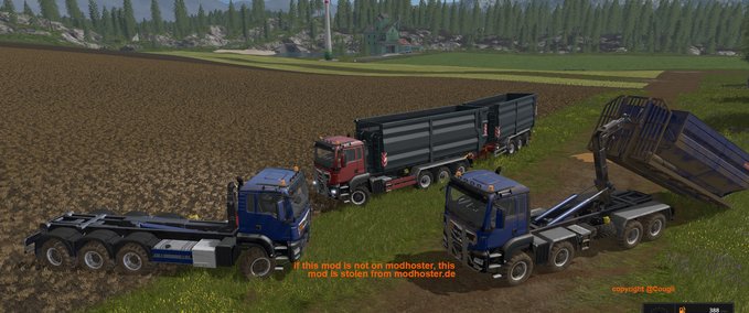 MAN TGS 6x6/8x8 with HVAC System Mod Image