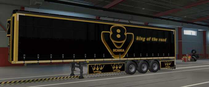 Curtainsider Long Trailer Mod Image