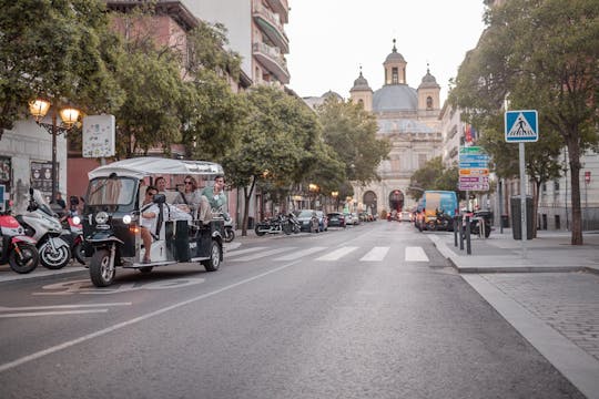 Electric tuk-tuk tour of Madrid