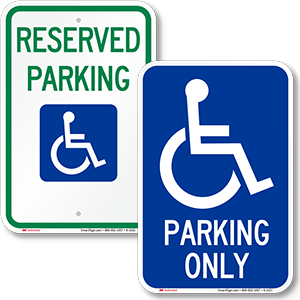 Handicap Parking Signs