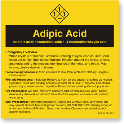 A-B Chemical Labels