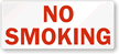 No Smoking Label