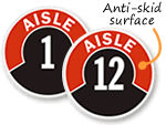 Aisle ID Floor Signs