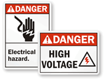 High Voltage Signs