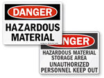 Hazardous Materials Signs