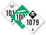 Preprinted Hazmat Placards