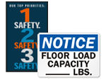 Warehouse Floor Signs