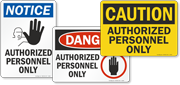 Authorized Personnel Only