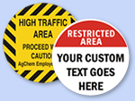 Custom Warehouse Floor Signs