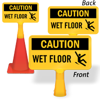 Wet Floor ConeBoss Sign