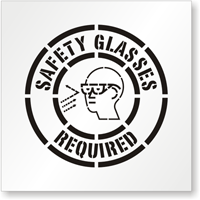 SAFETY GLASSES REQUIRED