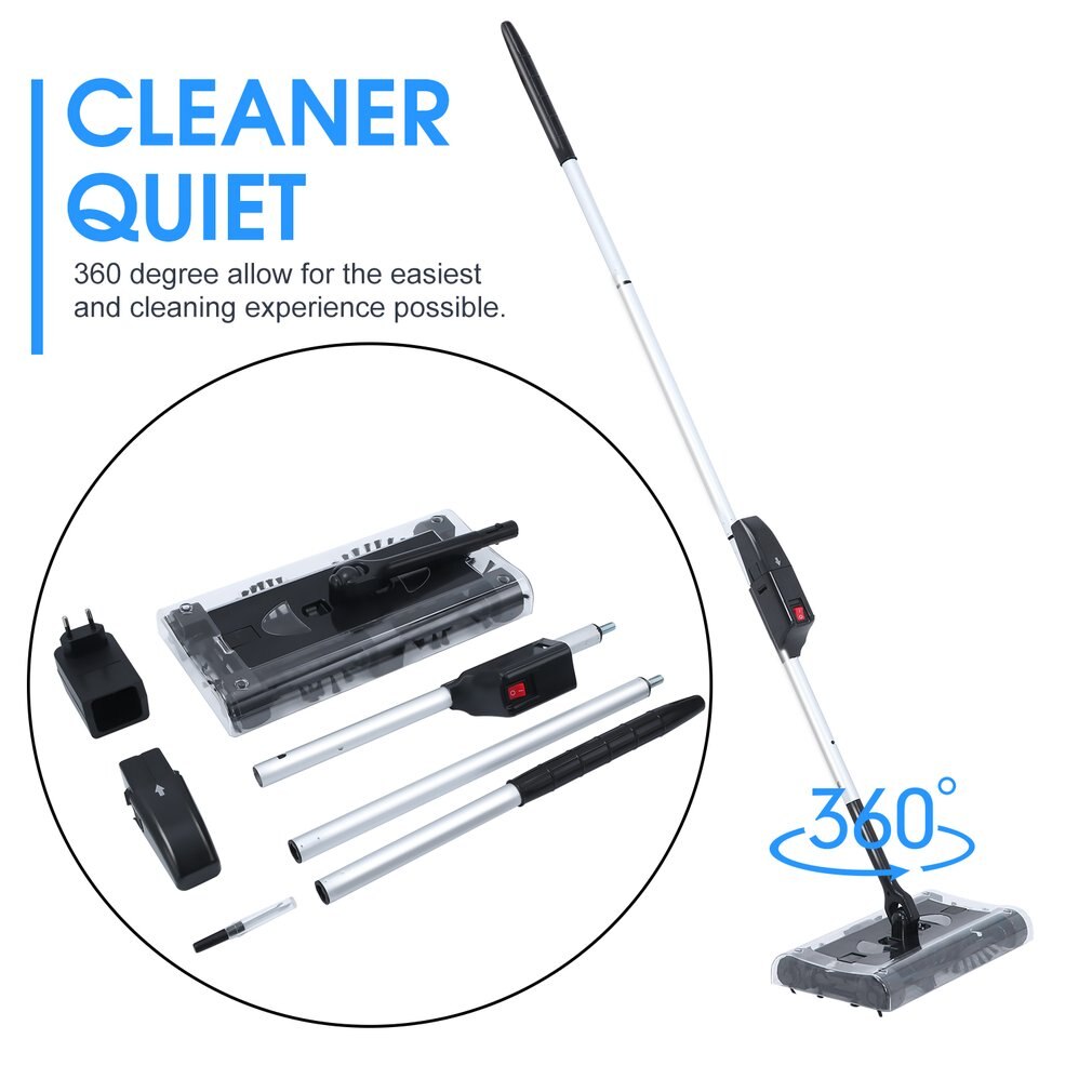 Automatic Mop Swivel Sweeper Electronic Spin Hand Push Sweeper Cleaner Automatic Home Cleaning Machine Electric Broom