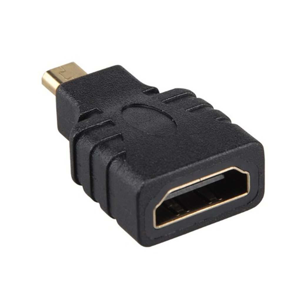 Hdmi Naar Hdmi Adapter Vergulde 1080P Micro Hdmi Male Naar Standaard Vrouwelijke Hdmi Voor Raspberry Pi 4 \ B Model