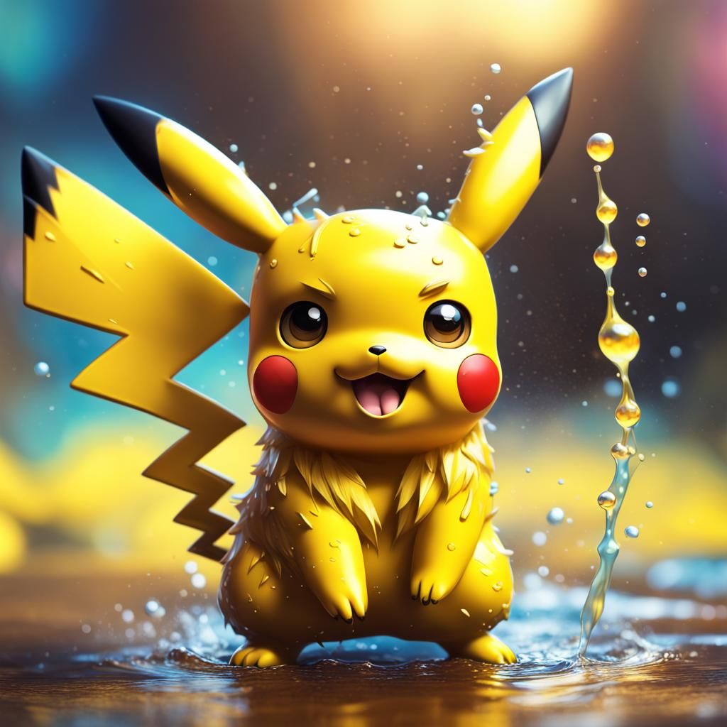 Cute chibi pikachu - AI Generated Artwork - NightCafe Creator