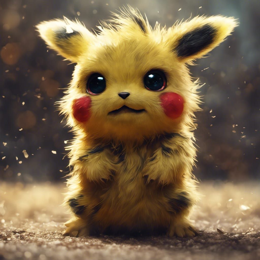 Small furry pikachu - AI Generated Artwork - NightCafe Creator