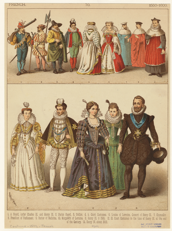 16th Century Fashion Men