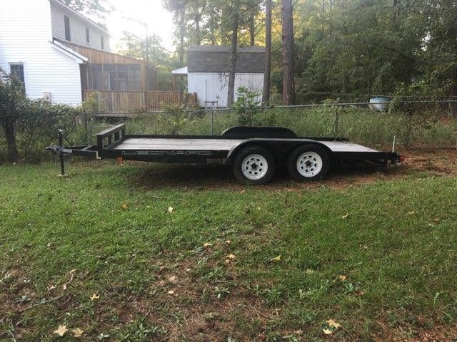 2016 leonard 16 ft flatbed/ car trailer brand new