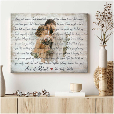 Song Lyrics Gift Personalized Anniversary Gift