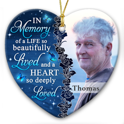 Sympathy Ornament Ceramic Memorial Gift For Loss Of Loved Ones