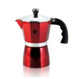 Expresor cafea 6 cesti, pentru aragaz Burgundy Berlinger Haus BH 8563