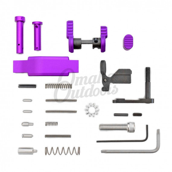 Armaspec Superlight AR-15 Lower Parts Kit Purple