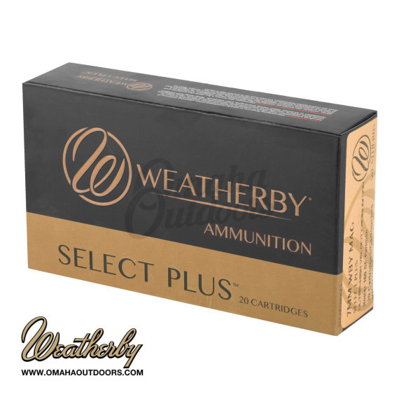 Weatherby Select Plus 7mm Nosler Partition 20 Rounds - Omaha Outdoors