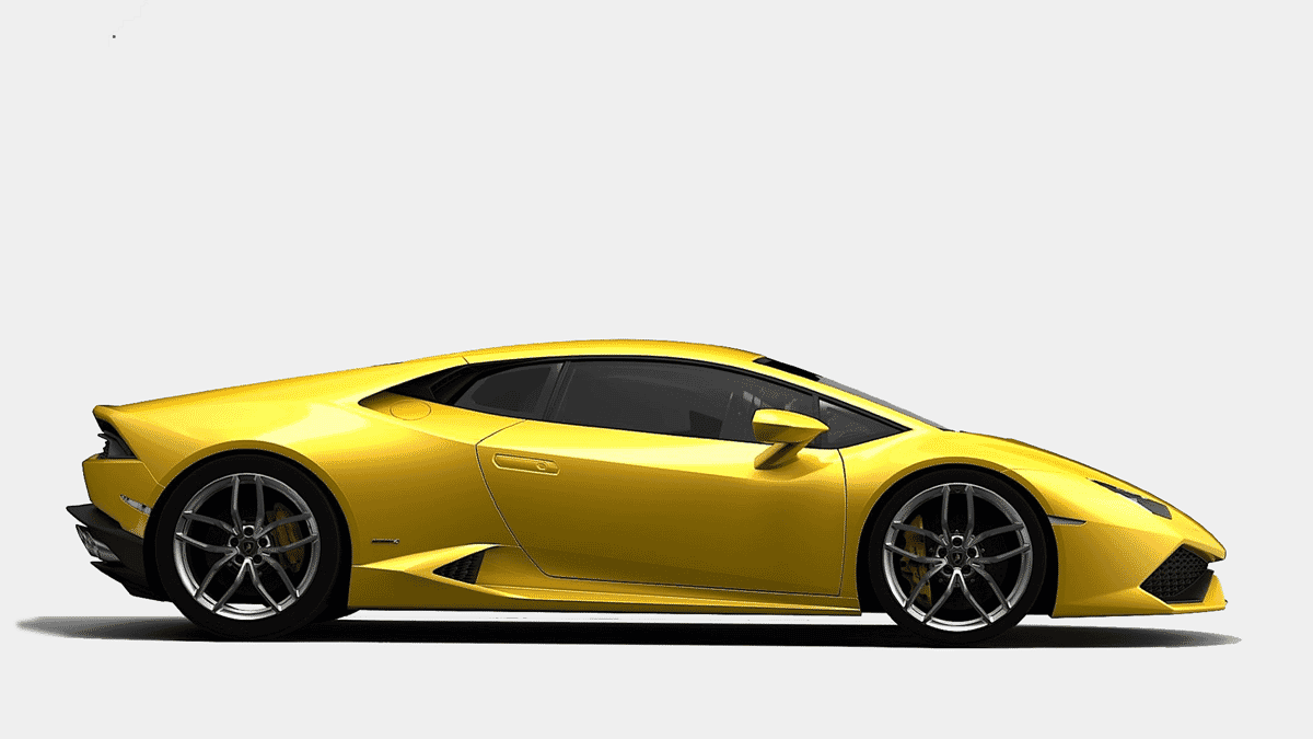 Yellow Lamborghini