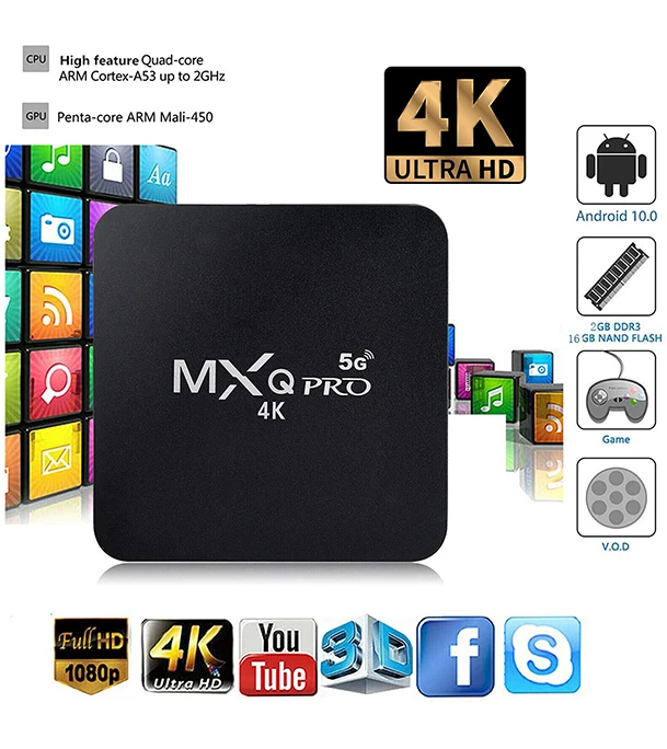 Picture of Mxq Pro 4K 5G Android Smart Tv Box -4Gb RAM And 64GB ROM