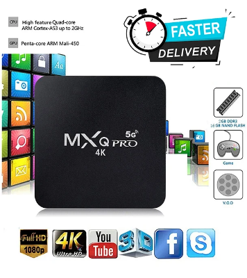 Picture of Mxq Pro 4K 5G Android Smart Tv Box -4Gb RAM And 64GB ROM