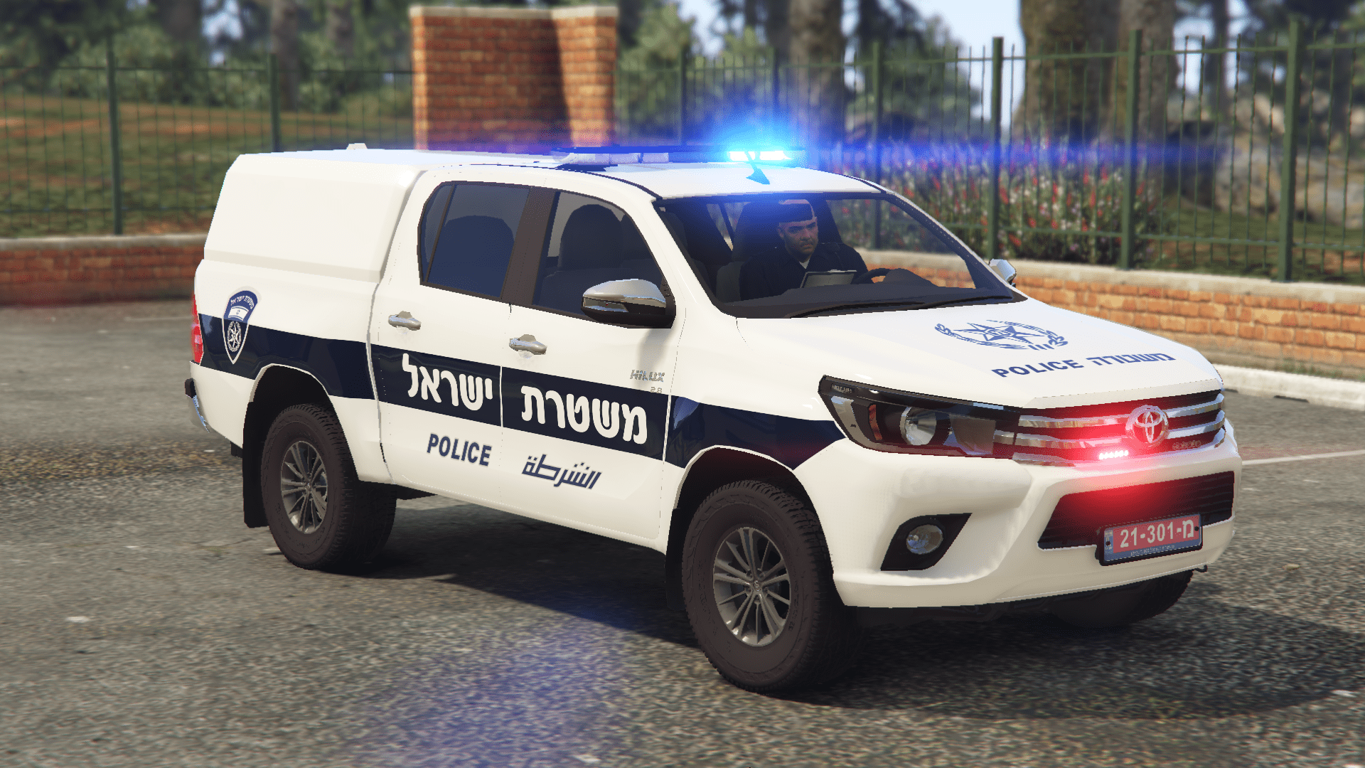 Model Israel Police Toyota HiLux 2020 Police for gta v - Payhip