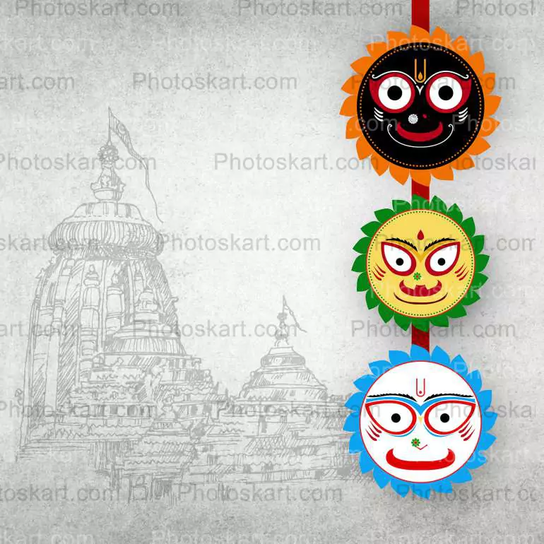 jagannath dev chandmala free vector image