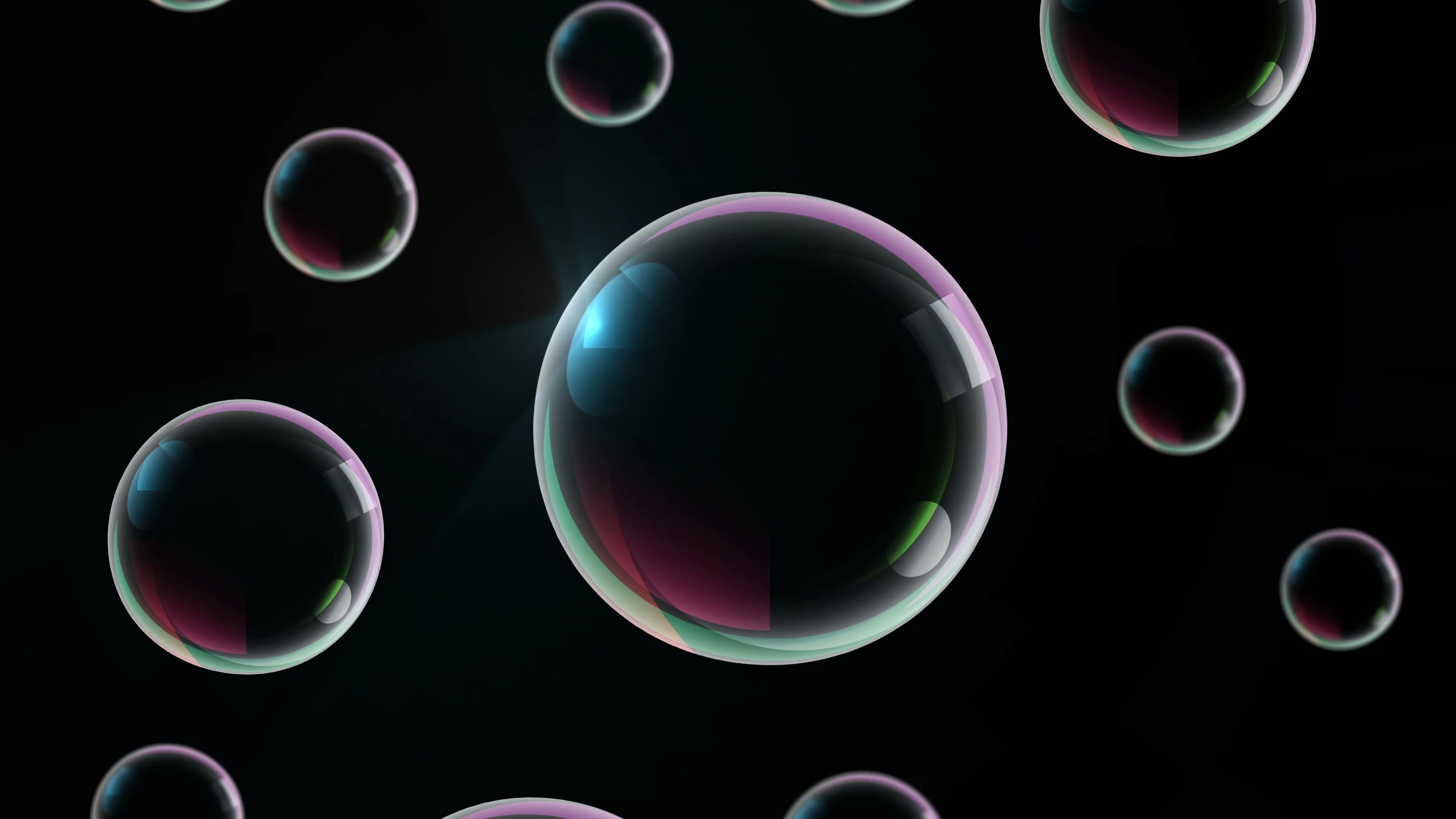 Colorful Soap Bubbles