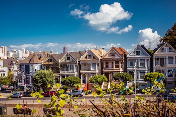 Residential neighborhood of San Francisco, California