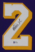 Magic Johnson Signed 35x43 Custom Framed Jersey (Beckett) at PristineAuction.com