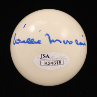 Willie Mosconi Signed Pool Cue Ball (JSA COA) at PristineAuction.com