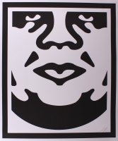 Shepard Fairey "Obey" Andre the Giant Signed 25" x 30" Lithograph on Thick Paper at PristineAuction.com