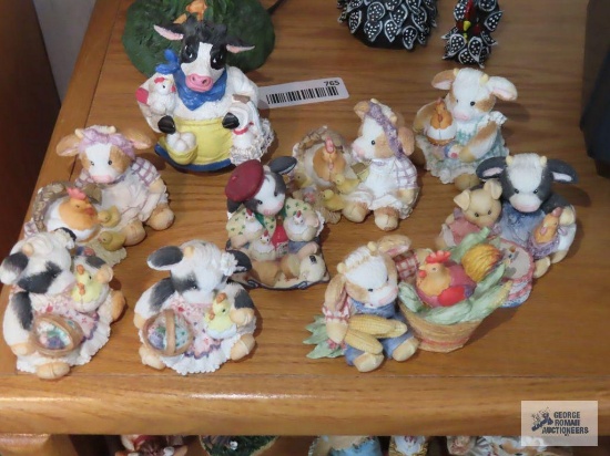 Enesco Mary's Moo Moo figurines