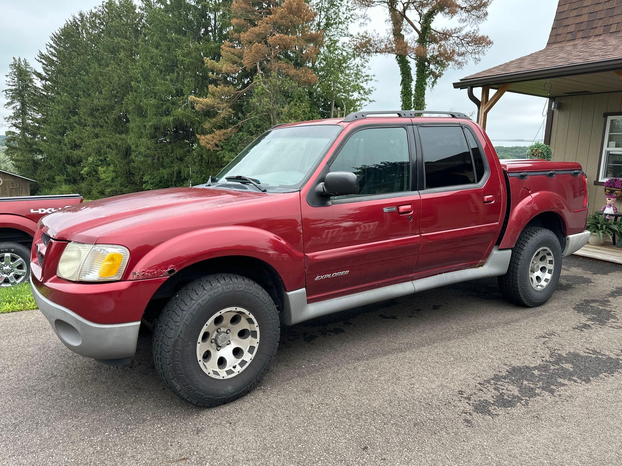 Lifted 2001 Ford Explorer Sport Trac