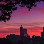 Raleigh Skyline at sunrise