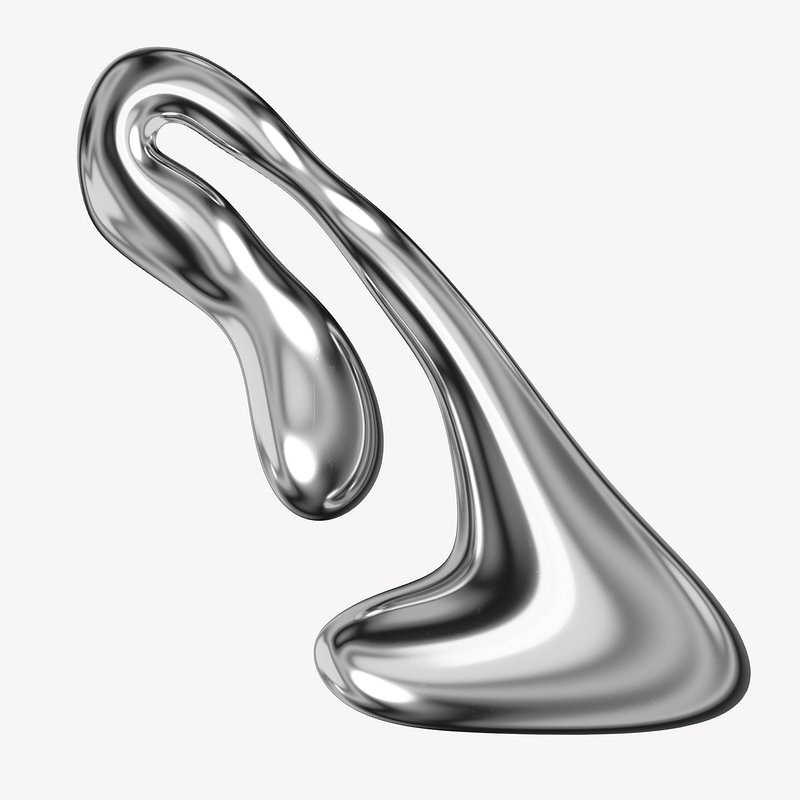 3d Liquid Metal Shape Images | Free Photos, PNG Stickers, Wallpapers ...