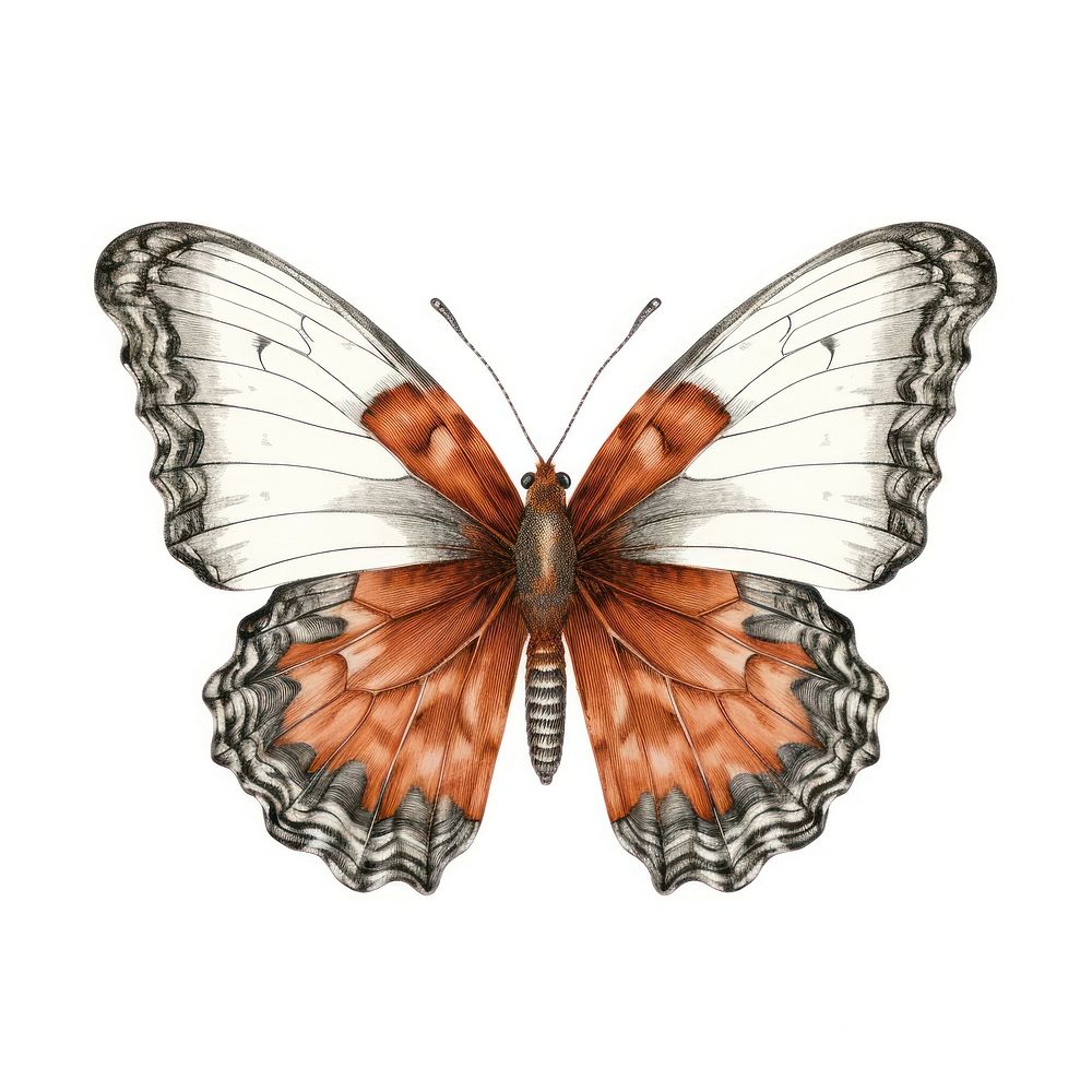 Butterfly drawing animal insect. 