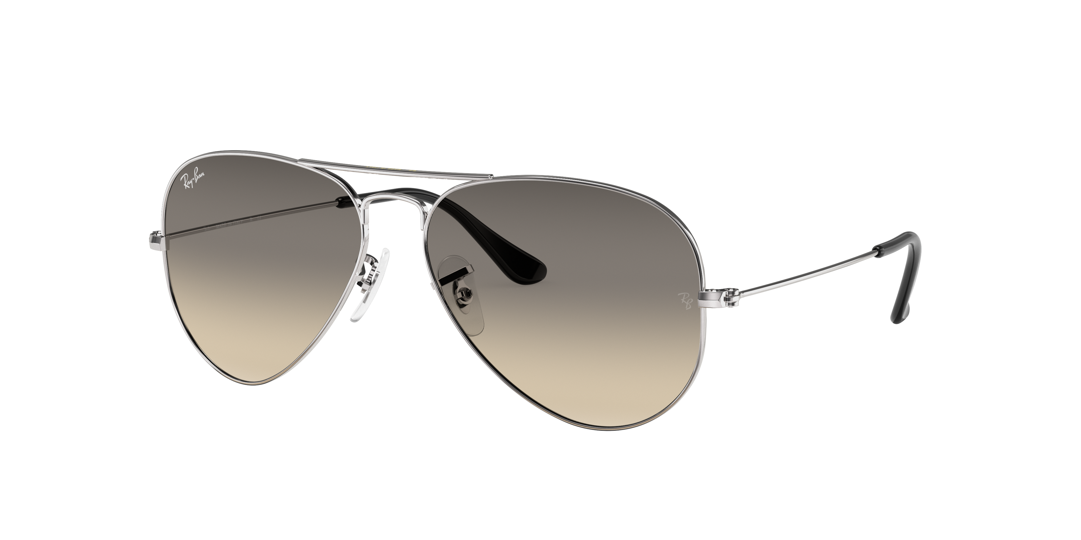 Ray Ban Aviator Gradient Rb3025 Silver Metal Light Grey Lenses 0rb 3258 Ray Ban Usa