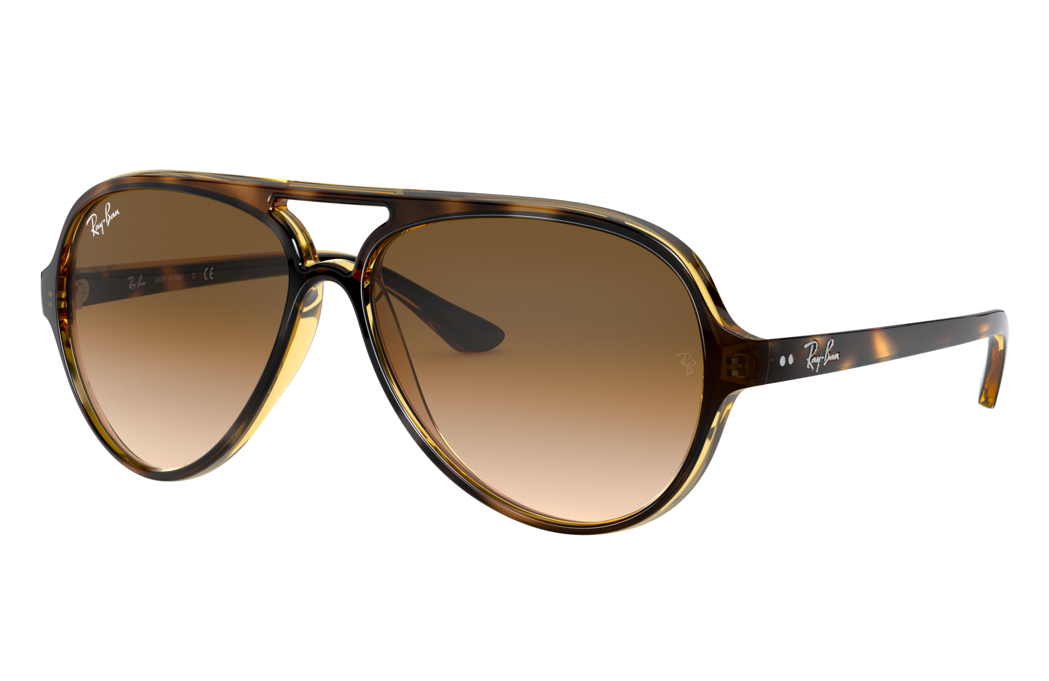 Ray Ban Cats 5000 Classic Rb4125 Tortoise Nylon Light Brown Lenses 0rb 5159 Ray Ban Usa