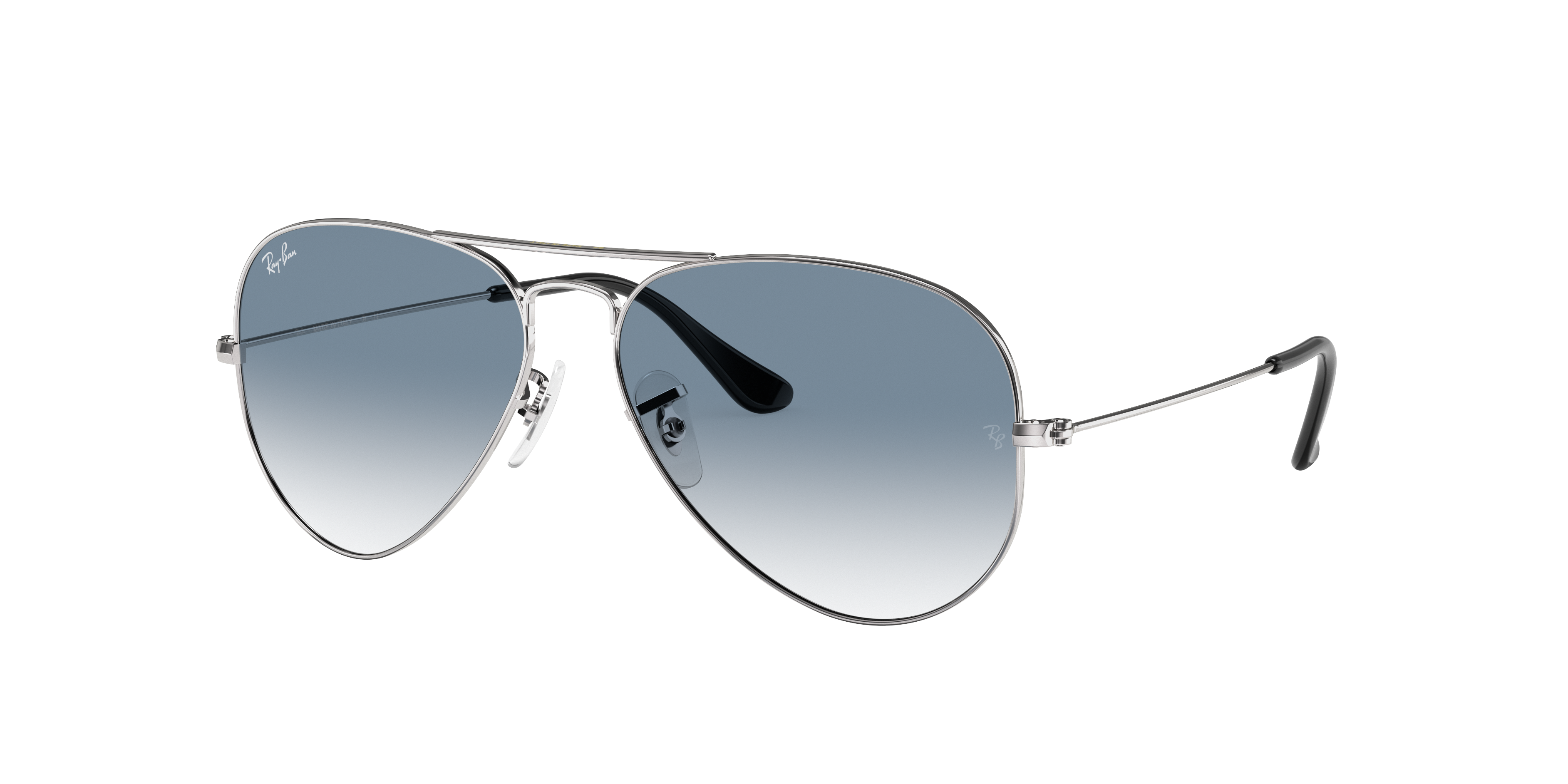 Ray Ban Aviator Gradient Rb3025 Silver Metal Light Blue Lenses 0rb 3f58 Ray Ban Usa