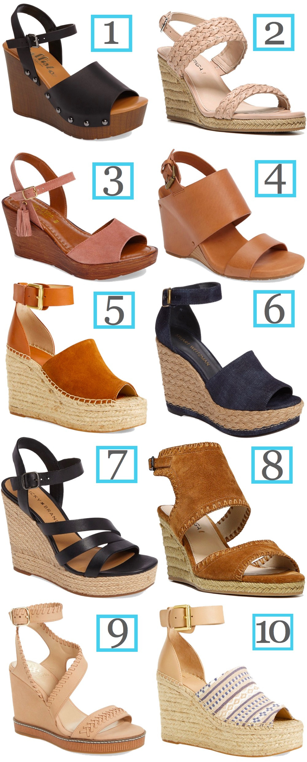 Cute Comfortable Wedge Sandals Roundup Luci S Morsels