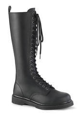 BOLT-400 - 20 eyelet black combat boots