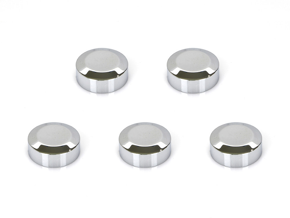 Rear Pulley Sprocket Bolt Covers – Chrome – Pack of 5