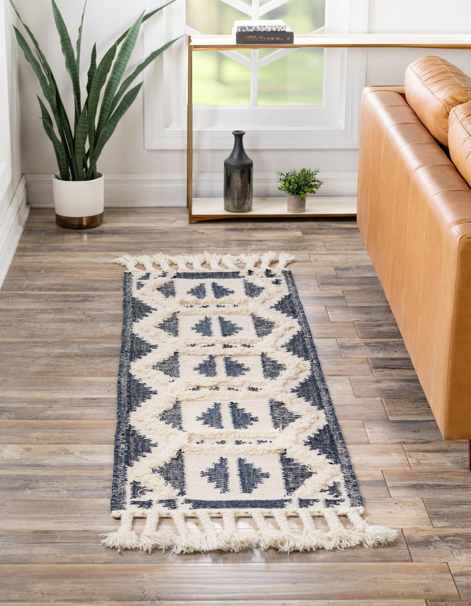  2' 2 x 6' 1  Hand Woven Arizona Wool Runner Rug primary image