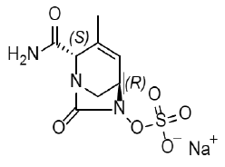 Chemical structure of durlobactam sodium - Illustration