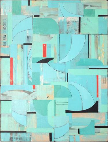 Original Modern Abstract Collage by Darla McKenna